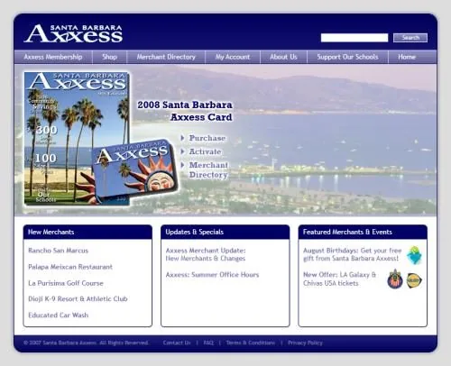 Sbaxxess website project