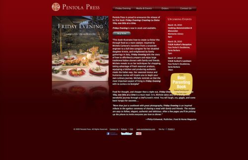 Pentola Press website project